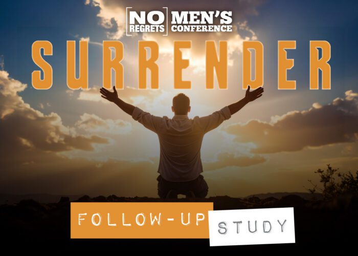NoRegrets_2026Conference_FollowUpStudy_1201x843 No Regrets Conference promotional graphic for the “Surrender” follow-up study
