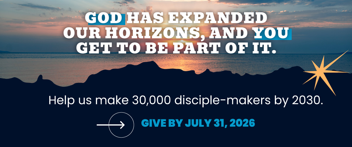 Help No Regrets make 30,000 disciple-makers by 2030. Give today.